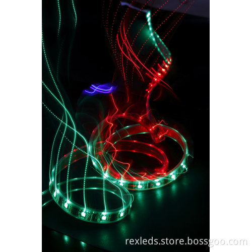 Self-adhesive Dc 12v Smd Led Strip Light, Ip10 14.4w 5050 Rgb Led Strip For Stores, Bars
